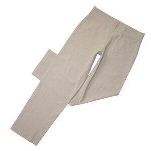 NWT Eileen Fisher Straight Pant w/ Yoke in Wheat Washable Stretch Crepe Pants S